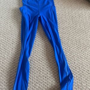 Electric blue lululemon leggings